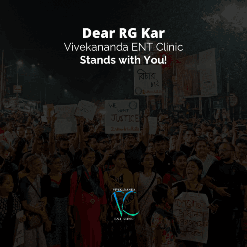 Vivekananda ENT Clinic stands with rg kar kolkata